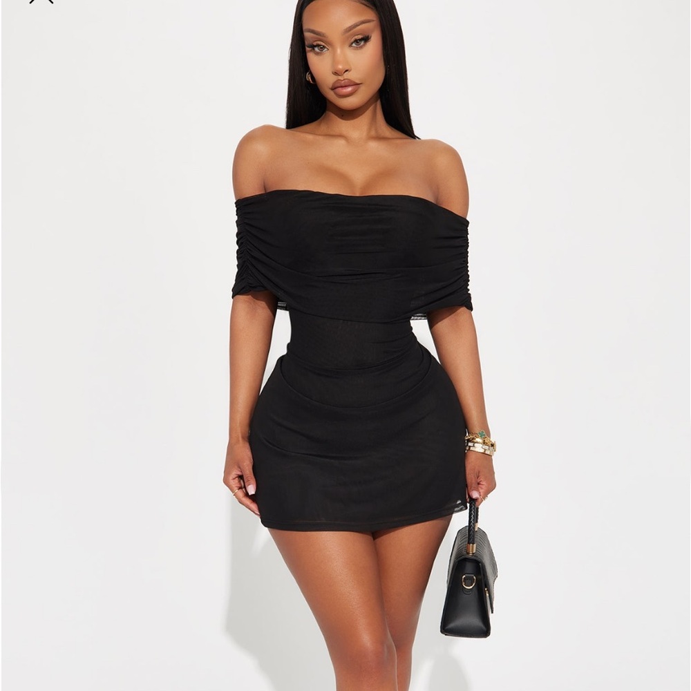 Elegant Black Mini Dress